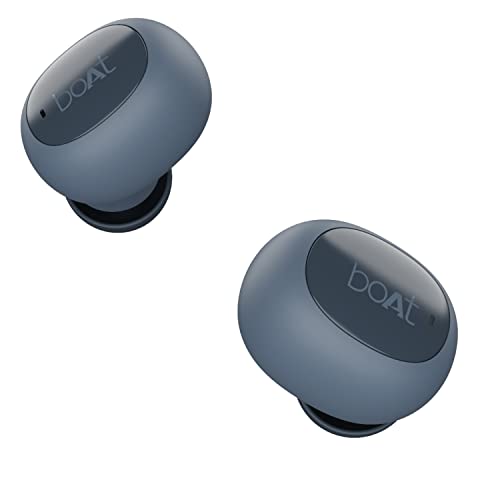 boAt Airdopes 121v2 in-Ear True Wireless Earbuds with Upto 14 Hours Playback, with Mic, 8MM Drivers, Battery Indicators, Lightweight Earbuds & Multifunction Controls(Midnight Blue)