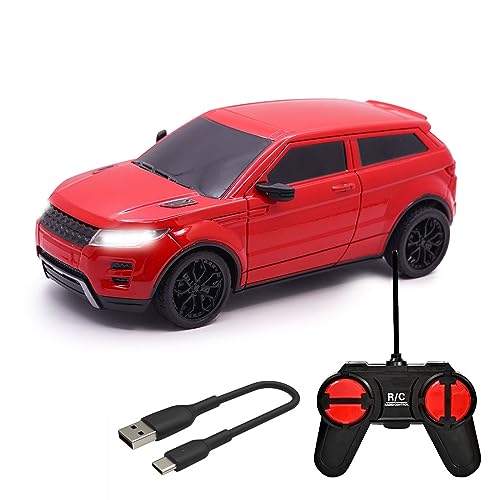 Wembley Remote Control Car Toys for Boys RC Car Toys for Kids High Speed for Boys with USB Rechargeable - Red