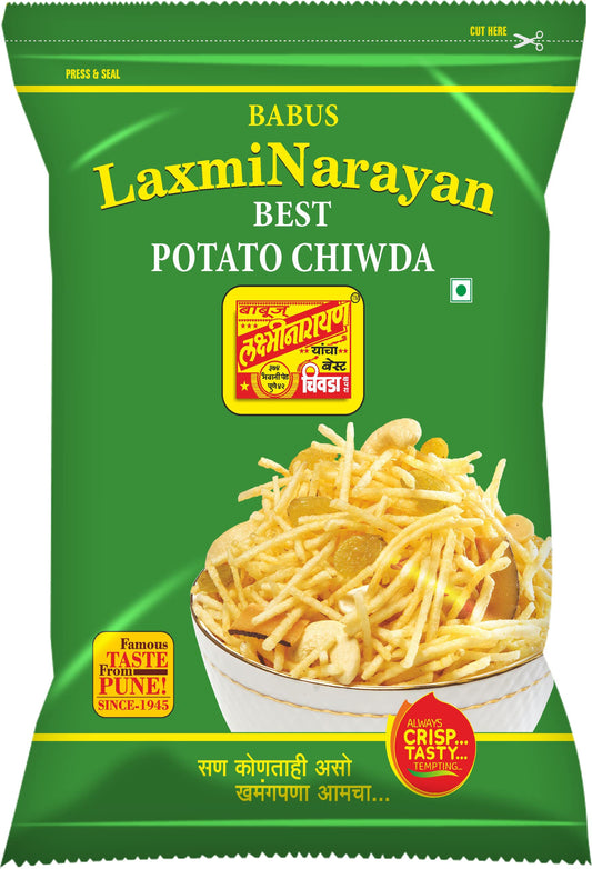 Babus Laxminarayan Fresh & Delicious Potato Chiwda (1 Count)_250Gm